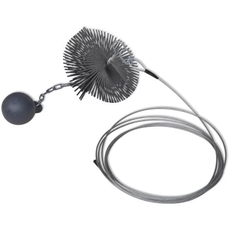 Round Chimney Cleaning Brush Dia. 15 Cm VidaXL