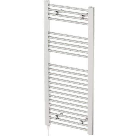 DuraTherm Electric Flat Chrome Towel Radiator 1100 X 500mm - 250W - Image 2