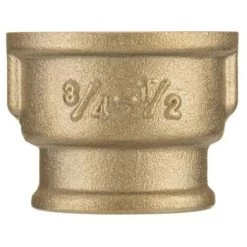 1 X 1/2 BSP Female Thread Pipe Reduction Muff Union Joiner Fitting Brass