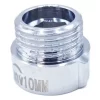 10mm Long - 1/2 BSP (15mm) Pipe Thread Extension Female X Male Chrome Brass
