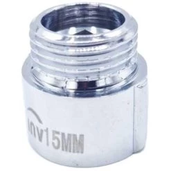 15mm Long - 1/2 BSP (15mm) Pipe Thread Extension Female X Male Chrome Brass