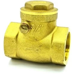 1/2 Swing Clack Non-Return Check Valve Brass One-Way Valves