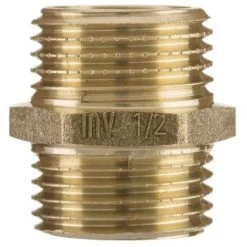 3/4 X 3/4 Inch BSP Male Thread Pipe Connection Nipple Union Joiner Fitting Brass