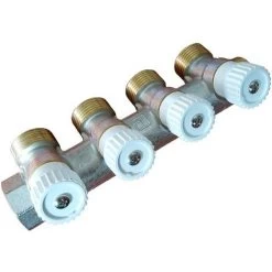 Durable High Quality Brass 4 Sections 3/4 Water Manifold Distributor Luxor