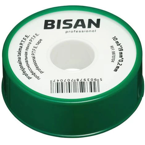 Water Plumbers Teflon White PTFE Tape Thread Seal Leak Fix 10m X 19mm X 0.2mm