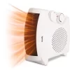 Igenix Fan Heater, 2 Heat Settings, 2000W, Flat/Upright, White - IG9010