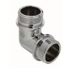 Chrome Plated Brass Male Elbow Pipe Fitting Connection MxM 1/2