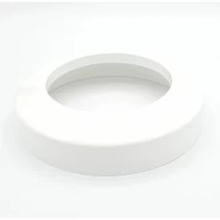 Toilet Soil Pipe Collar 110mm White Cover Ending