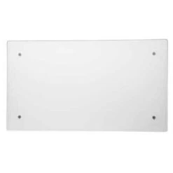 ADAX Clea WiFi Glass Energy Efficient Electric Heater, Wall Mounted Radiator With Thermostat And Timer, White-600W