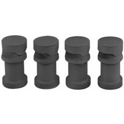 Milano Aruba - Set Of 4 Horizontal Radiator Brackets - Anthracite