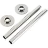 Milano - Modern Chrome Heated Towel Rail Or Radiator Pipe Connector Kit