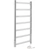 Greenedhouse Davos Electric Stainless Steel Towel Rail 500x800mm Towel Warmer Mirror Polished Finish