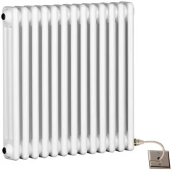 Manissa Electric 3 Column Traditional 480h X 596w Column Radiator With PTC Element Old Cast Iron Type School Radiator