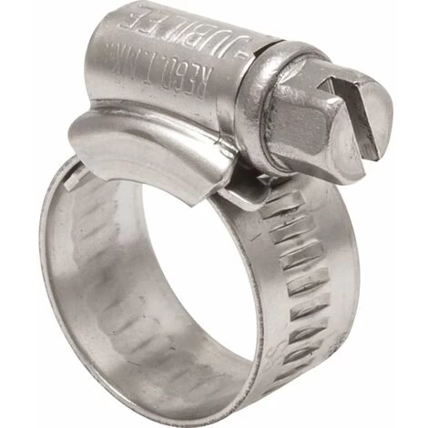 Jubilee M00SS Hose Clip Grade 304 Stainless Steel 11MM - 16MM