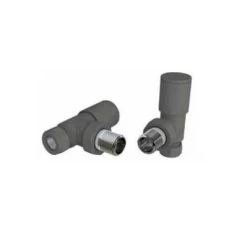 Eastbrook Angled Radiator Valve Matt Anthracite