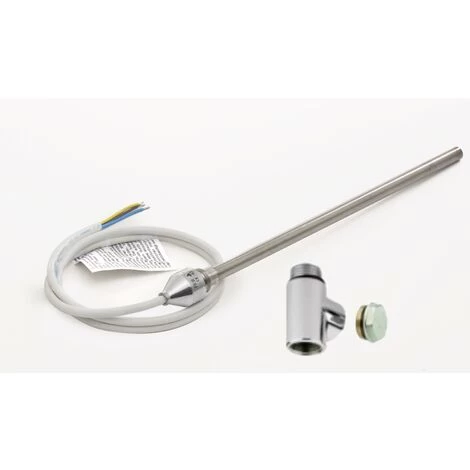 Valdern 150W WATT DUAL FUEL KIT HEATED ELECTRIC HEATING ELEMENT FOR BATHROOM TOWEL RAILS AND RADIATORS WARMERS/CHROME CAP - Image 2