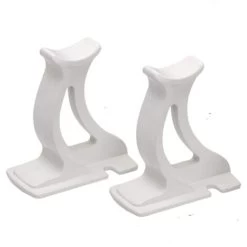 Pair Of Universal Traditional Column Radiator Support Feet - 100 Mm High
