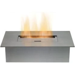 Αδάμ Adam Small Bio Ethanol Burner In Stainless Steel, 1.5 Litre Capacity