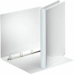Esselte 49700 Essentials Presentation Binder 4 O Ring 16mm Capacity White