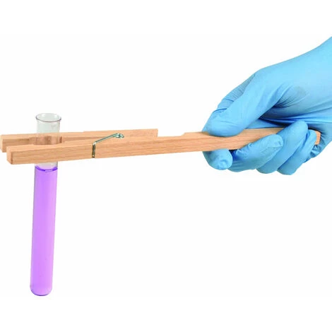 Eisco Wooden Test Tubes Holders With Spring (Pack Of 10) - Image 2