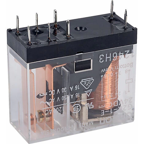 Omron G2R-1-E-24DC SPCO Power Relay 16A 24VDC - Image 2