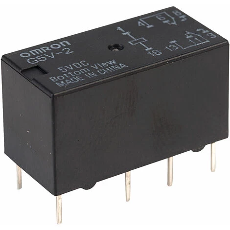 Omron G5V-2-5DC DPCO PCB Relay 2A 5VDC