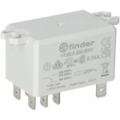 Finder 66.82.8.230.0000 230V Relay DPST-NO AC 30A (Flange Mounting) 66.82