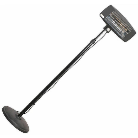 Sealey IFSH2003 Infrared Quartz Patio Heater 2000W/230V - Telescopic Floor Stand