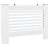Radiator Cover White 112x19x81.5 Cm MDF VidaXL