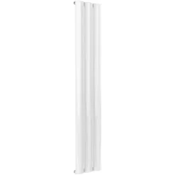 Reina Belva Single Vertical Aluminium Radiator 1800mm H X 308mm W White