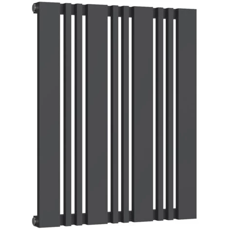 Reina Bonera Designer Horizontal Radiator 550mm H X 456mm W Anthracite