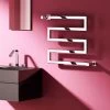 Reina Serpe Designer Heated Towel Rail 270mm H X 500mm W Chrome