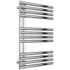 Reina Adora Designer Heated Towel Rail 800mm H X 500mm W Polished Stainless Steel