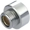 Round Female X Male Pipe Connection Reduction Fittings Chrome 1/2 X 3/8 BSP
