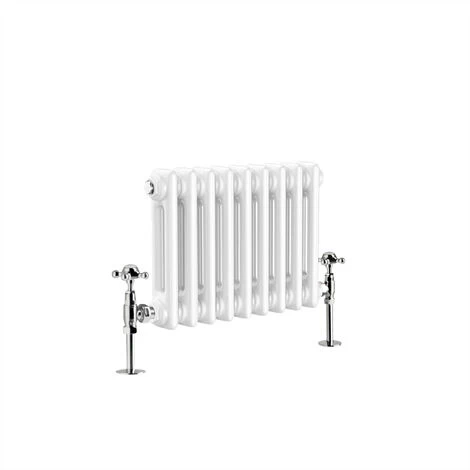 Traditional Radiator Cast Iron Style Radiator 2 Column White 300 X 425mm - Image 4