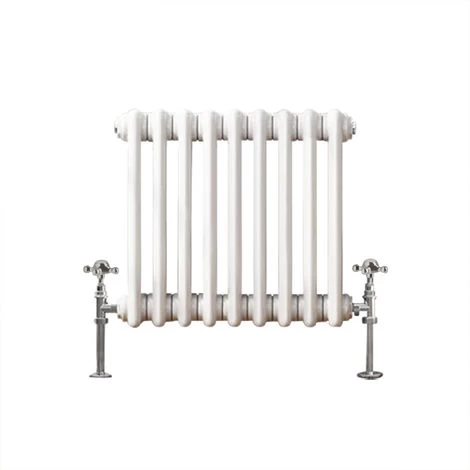 Traditional Radiator Cast Iron Style Radiator 2 Column White 300 X 425mm - Image 5