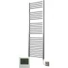 Extra High Heat Output Chrome Electric Towel Rail 500 X 1500mm + TIMER / ROOM THERMOSTAT Flat Bathroom Radiator Heater