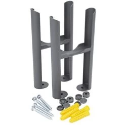 Milano Windsor - Traditional 3 Column Radiator Floor Mounting Feet Kit - Anthracite