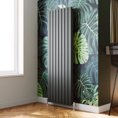 ELEGANT 1800 X 608 Mm Vertical Designer Radiator Anthracite Double Flat Panel Column Tall Upright Central Heating Radiators - Image 4