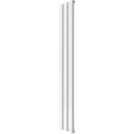 Reina Vicari Single Vertical Aluminium Radiator 1800mm H X 300mm W White