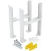 Milano Windsor - Traditional 4 Column Radiator Floor Mounting Feet Kit - White
