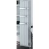 Eastbrook Malmesbury 1800mm X 280mm Vertical Aluminium Radiator Matt Grey - Central Heating