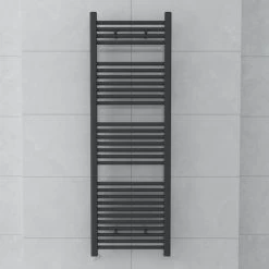 Bergen 1500 X 500mm Straight Grey Towel Radiator