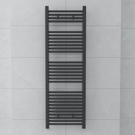 Bergen 1500 X 500mm Straight Grey Towel Radiator