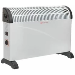 Sealey CD2005 Convector Heater 2000W/230V 3 Heat Settings Thermostat
