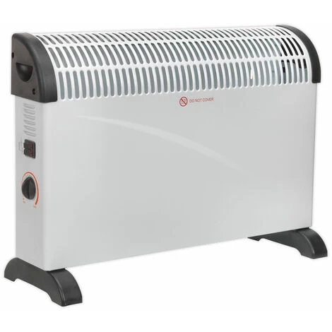Sealey CD2005 Convector Heater 2000W/230V 3 Heat Settings Thermostat