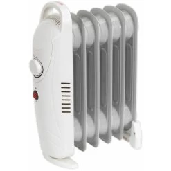 Sealey RD800 Oil-Filled Radiator Mini 800W/230V 6 Element