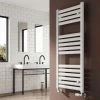 Reina Anita Designer Heated Towel Rail 1195mm H X 530mm W White