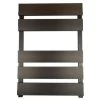 Reina Fermo Flat Panel Heated Towel Rail 1190mm H X 480mm W Bronze Satin