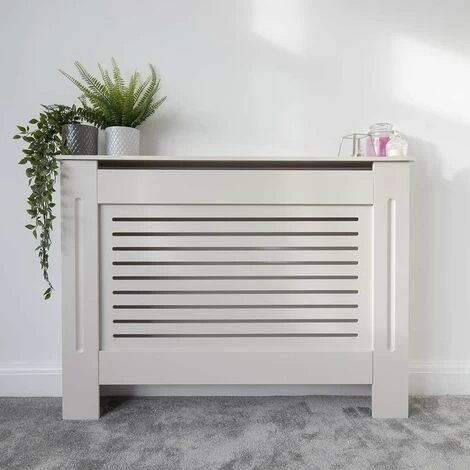 Jack Stonehouse Horizontal Slat Oatmeal Radiator Cover - Small